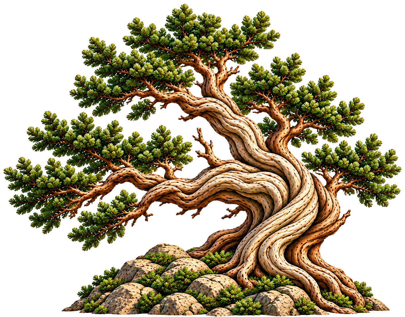 A bristlecone pine, gnarled and enduring